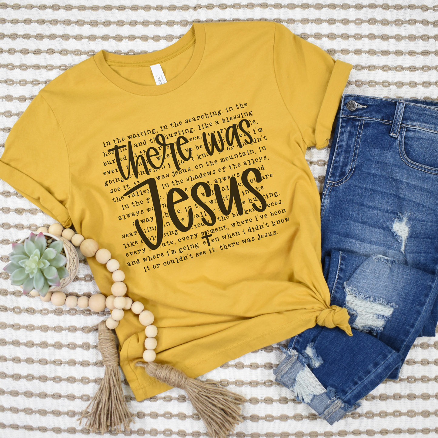 There Was Jesus Short Sleeve Tee