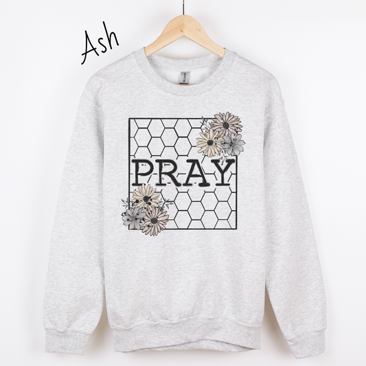Pray Honeycomb Sweatshirt