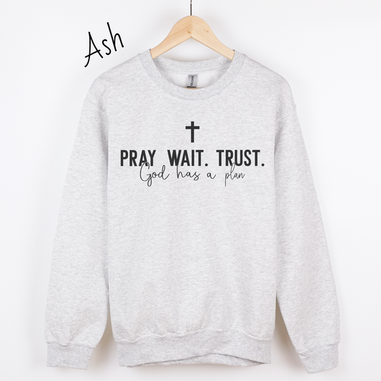 Pray Wait Trust Sweatshirt