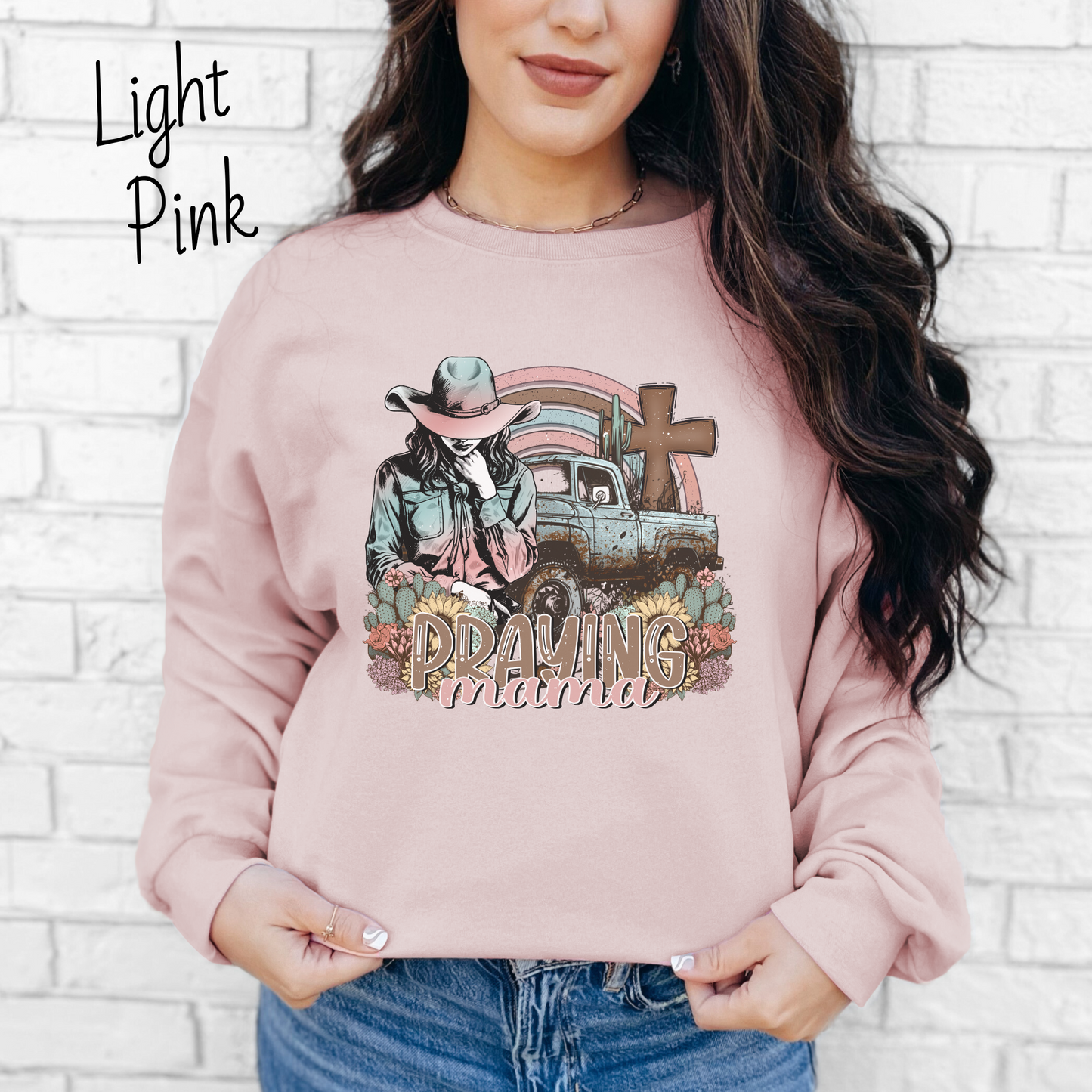Praying Mama Western Sweatshirt