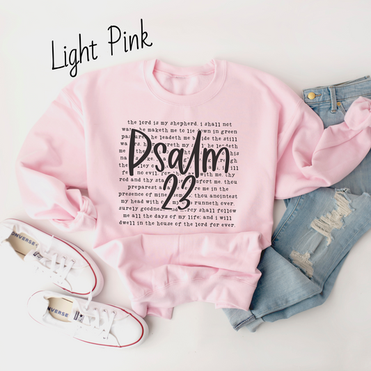 Psalms 23 Sweatshirt