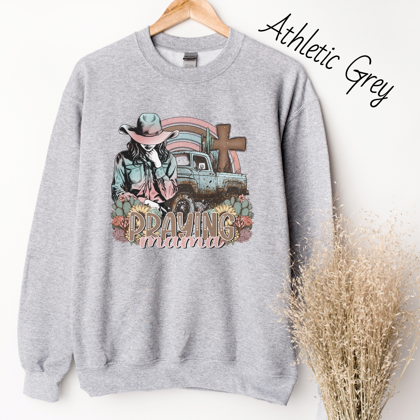 Praying Mama Western Sweatshirt