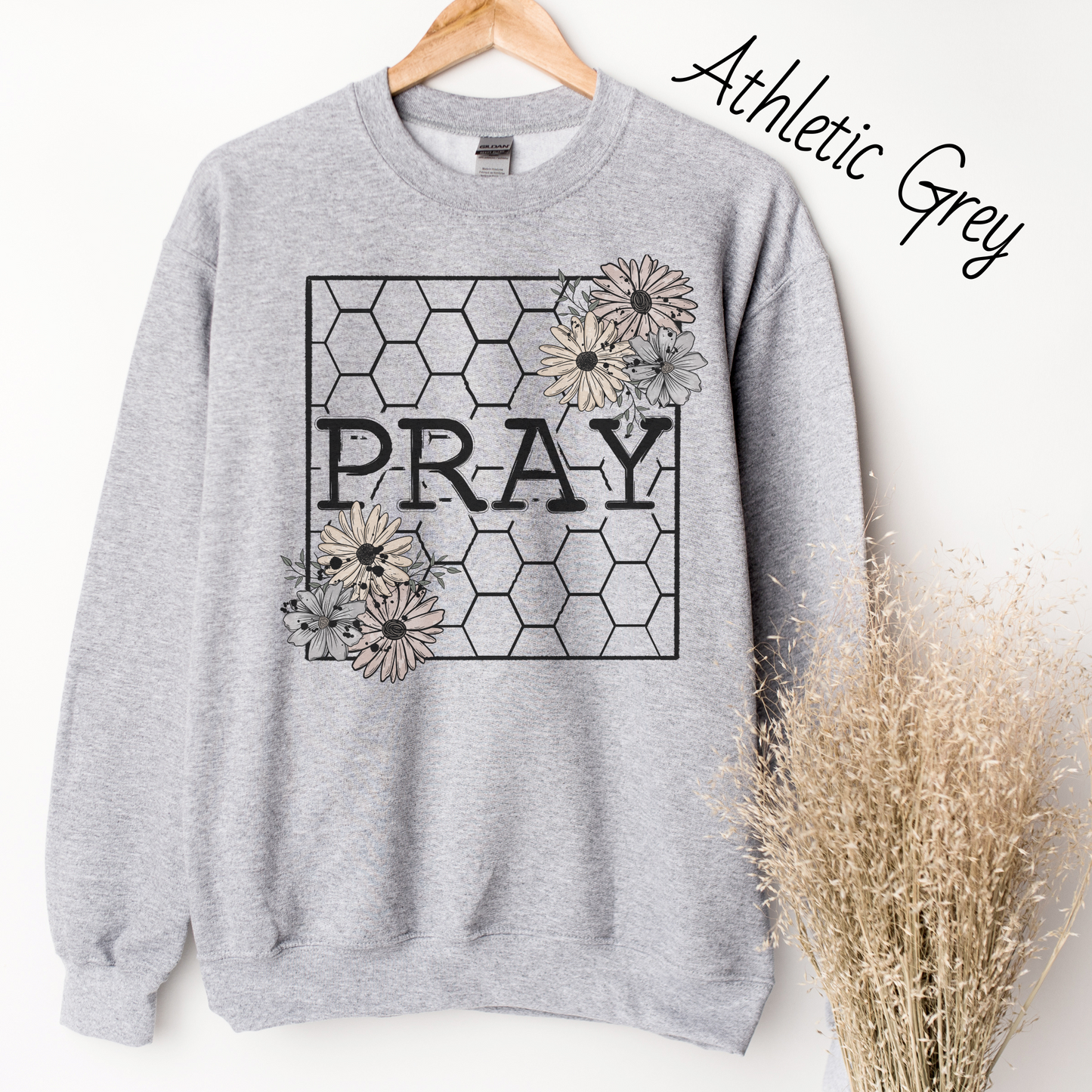 Pray Honeycomb Sweatshirt