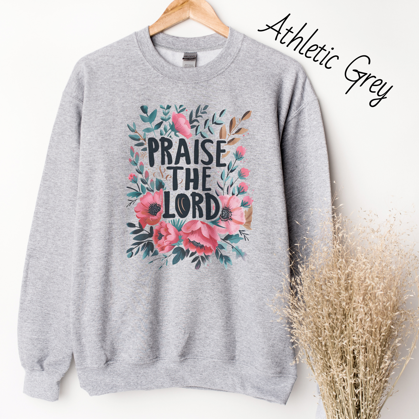 Praise the Lord Floral Sweatshirt