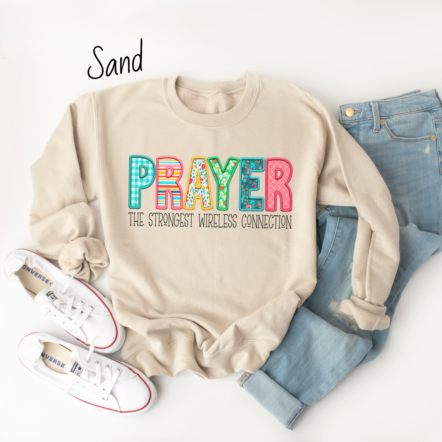 Prayer The Strongest Wireless Connection Sweatshirt