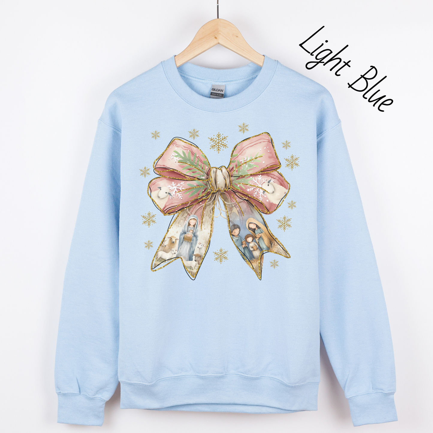 Nativity Bow Sweatshirt