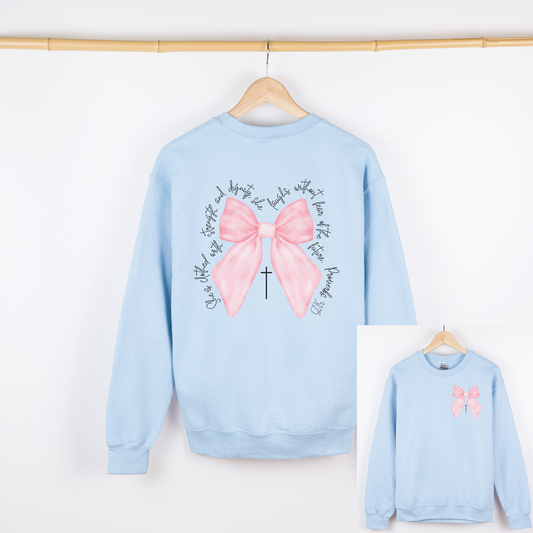 Proverbs Bow Sweatshirt