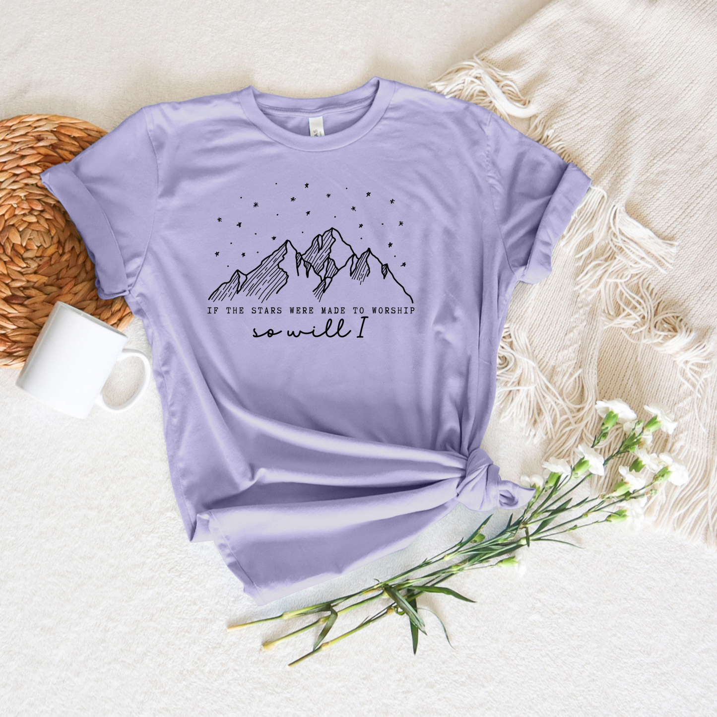 If The Stars Were Made to Worship Short Sleeve Tee