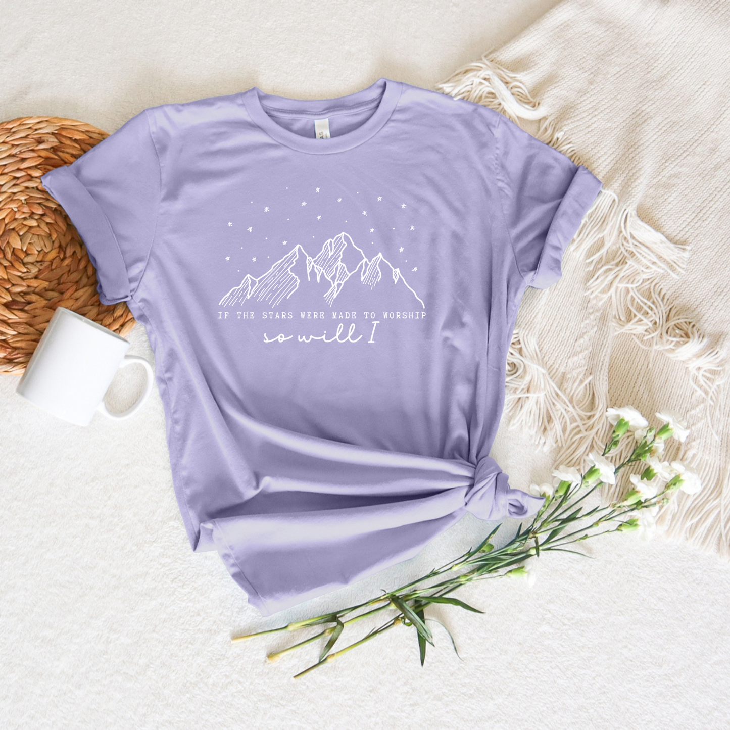 If The Stars Were Made to Worship Short Sleeve Tee