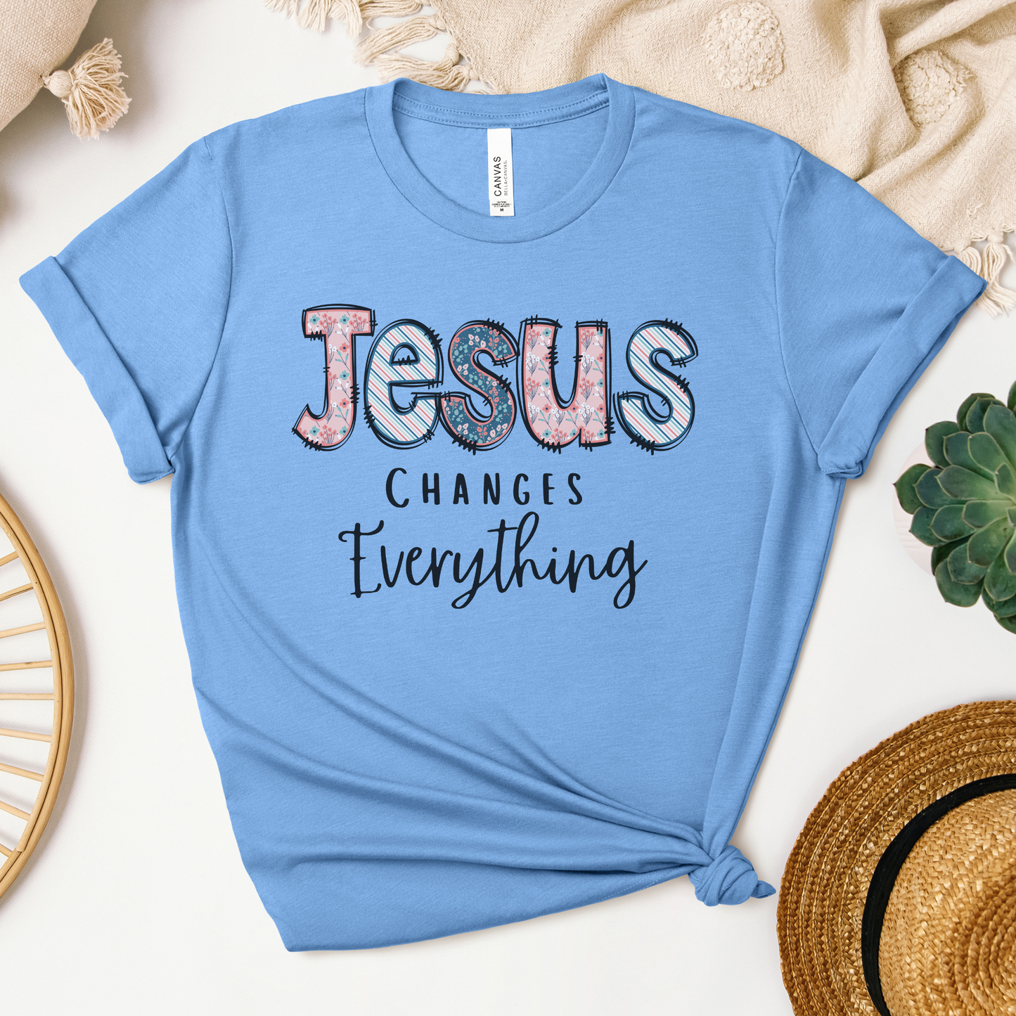 Jesus Changes Everything Short Sleeve Tee