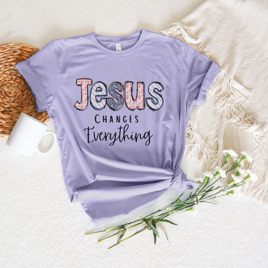 Jesus Changes Everything Short Sleeve Tee