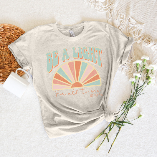 Be A Light Short Sleeve Tee