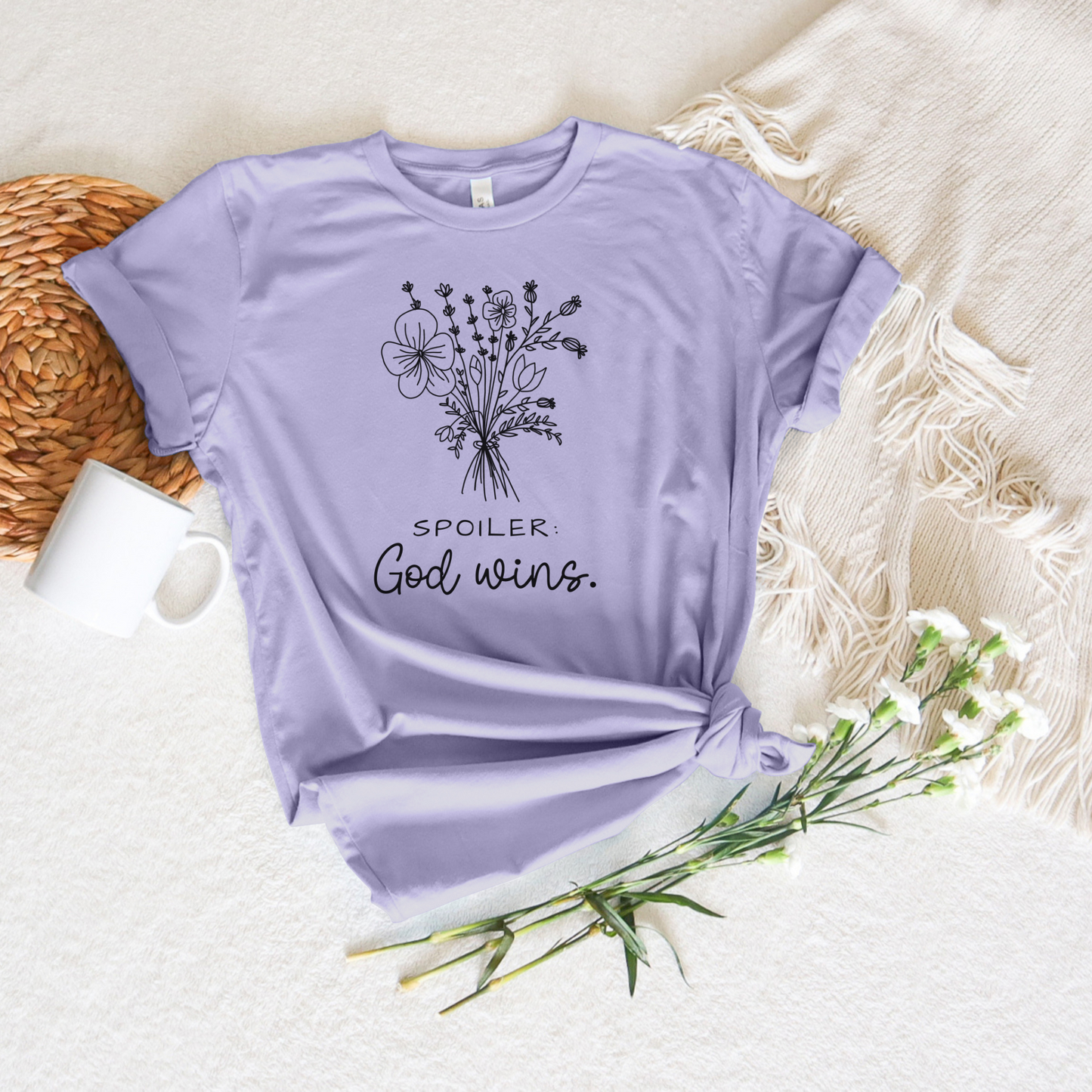 Spoiler, God Wins Short Sleeve Tee