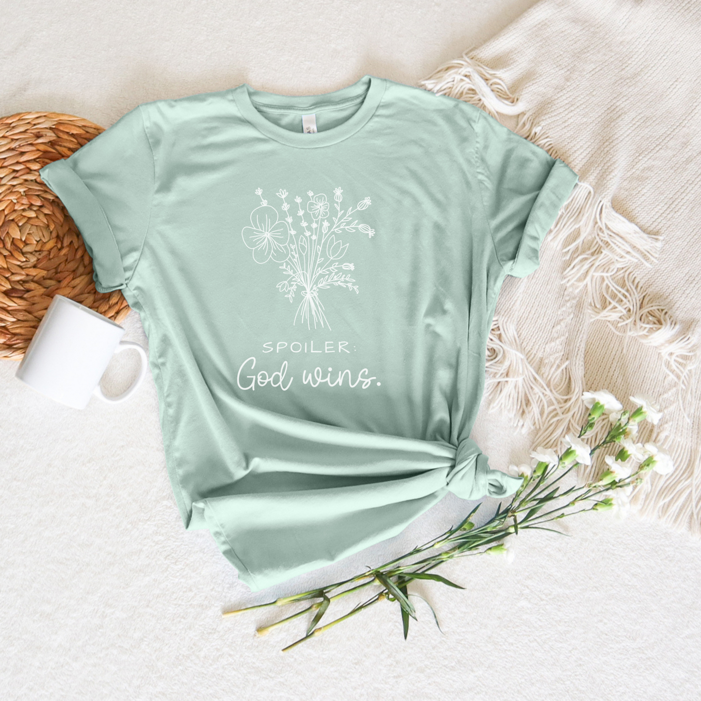 Spoiler, God Wins Short Sleeve Tee