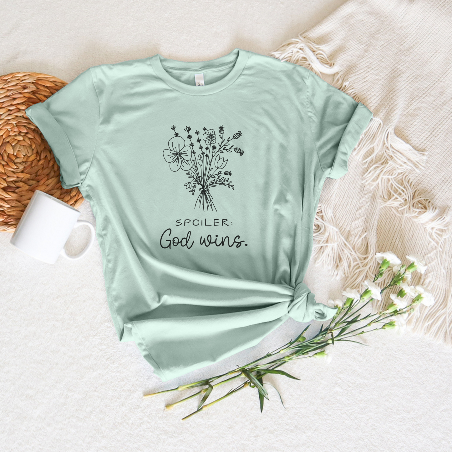 Spoiler, God Wins Short Sleeve Tee