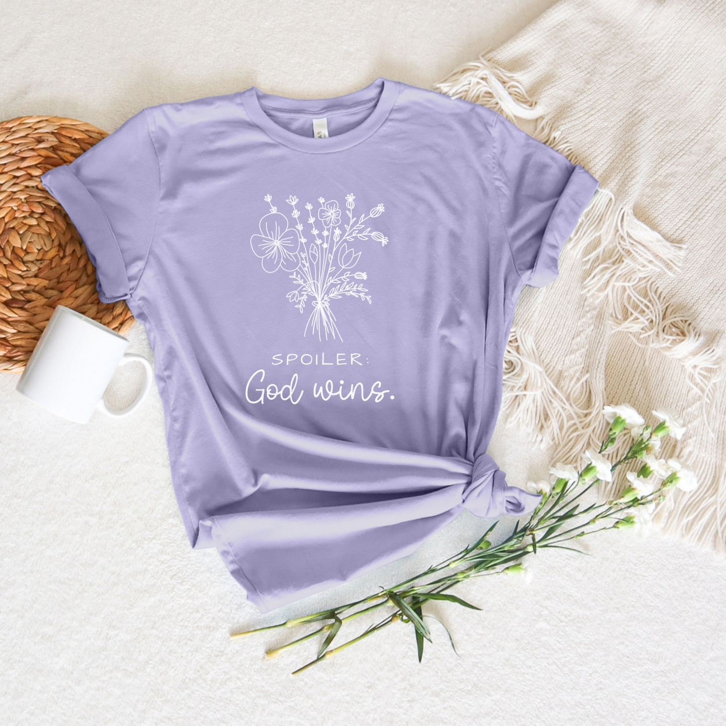 Spoiler, God Wins Short Sleeve Tee