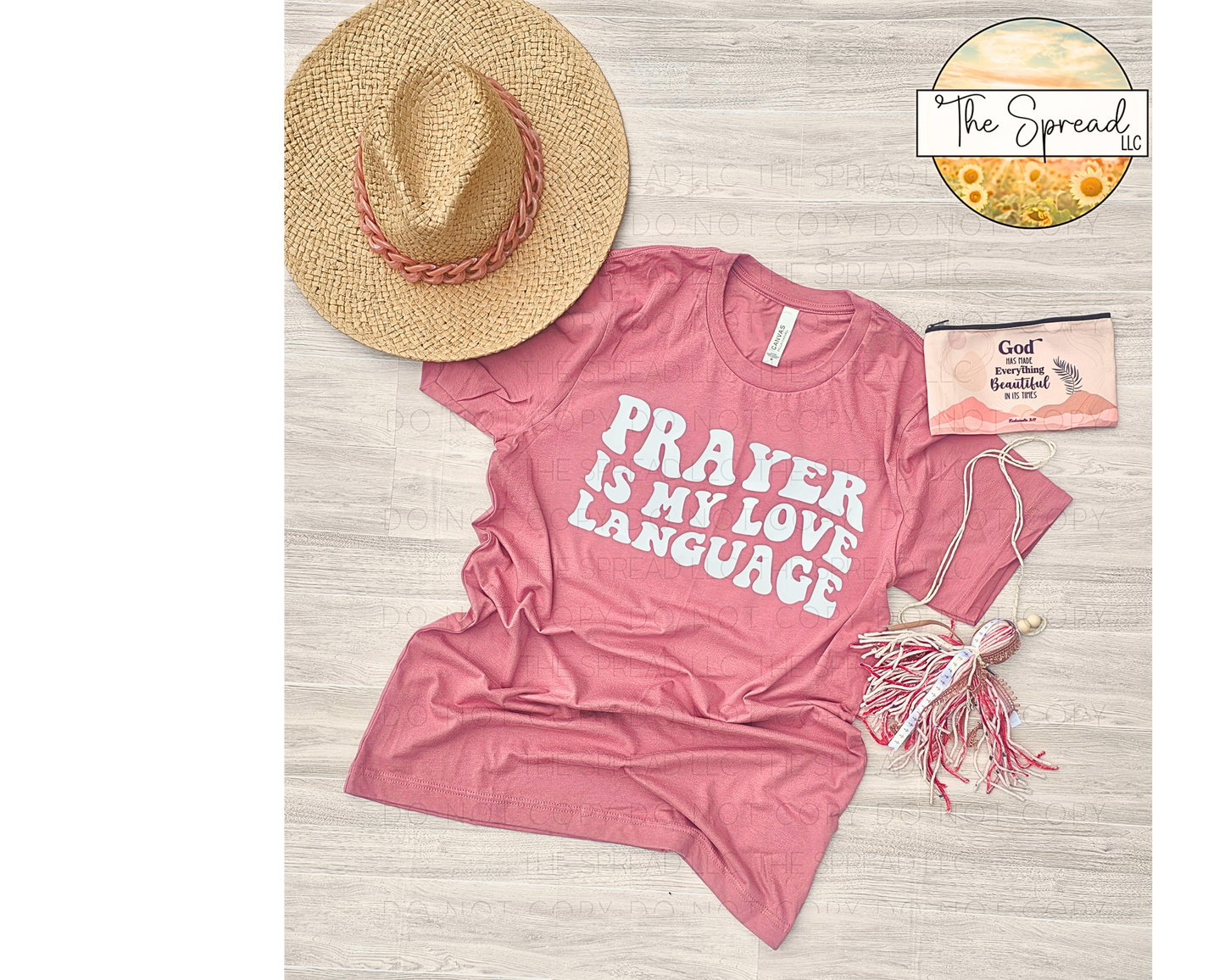 Prayer Is My Love Language Retro Short Sleeve Tee