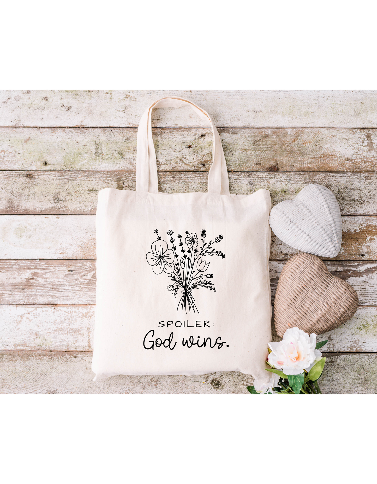 Spoiler God Wins Canvas Bag