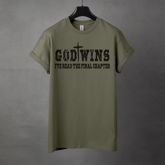 God Wins Short Sleeve Tee