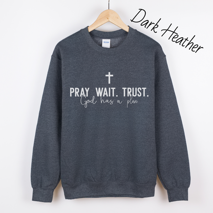 Pray Wait Trust Sweatshirt