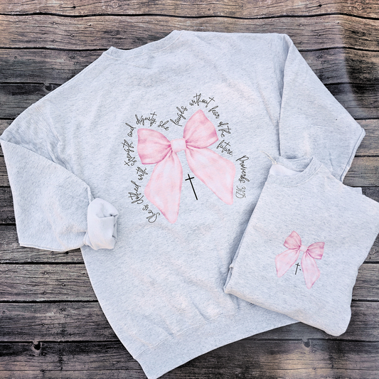 Proverbs Bow Sweatshirt