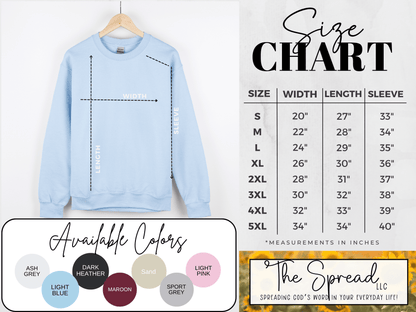 Grow in Grace Floral Sweatshirt