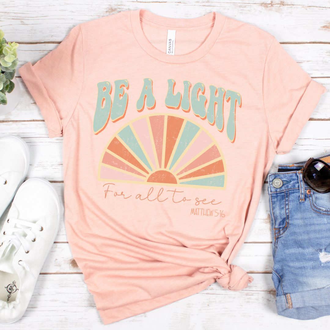 Be A Light Short Sleeve Tee