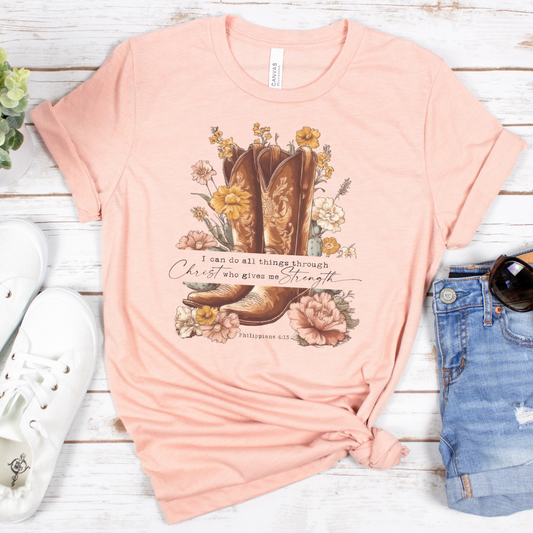 I Can Do All Things Short Sleeve Tee